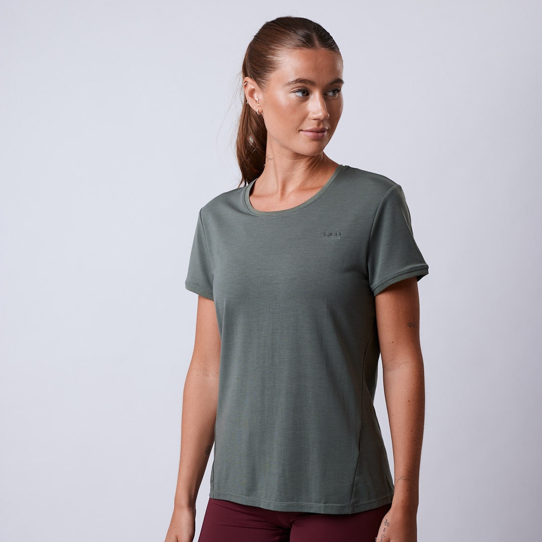 Crystal t-shirt Moss green