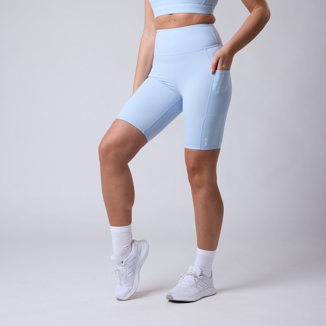 Fuse pocket biker shorts Sky blue