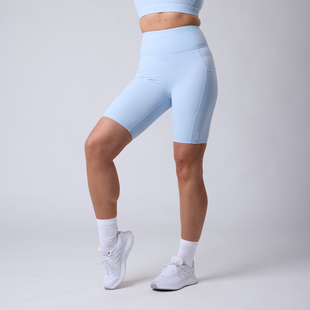 Fuse pocket biker shorts Sky blue