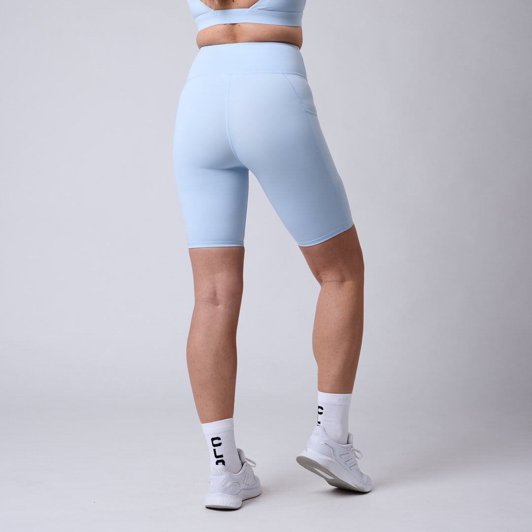 Fuse pocket biker shorts Sky blue