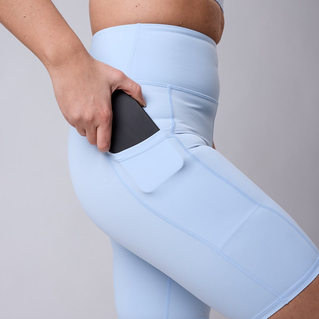 Fuse pocket biker shorts Sky blue