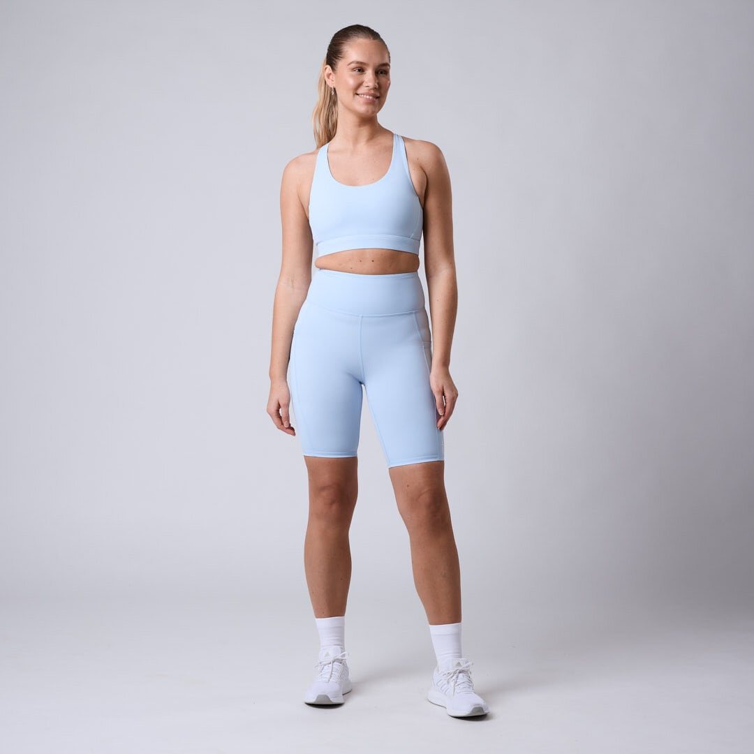 Fuse pocket biker shorts Sky blue