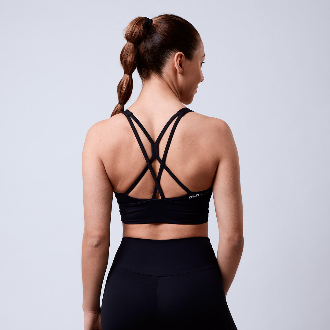 Pep sport bra Black - CLN Athletics