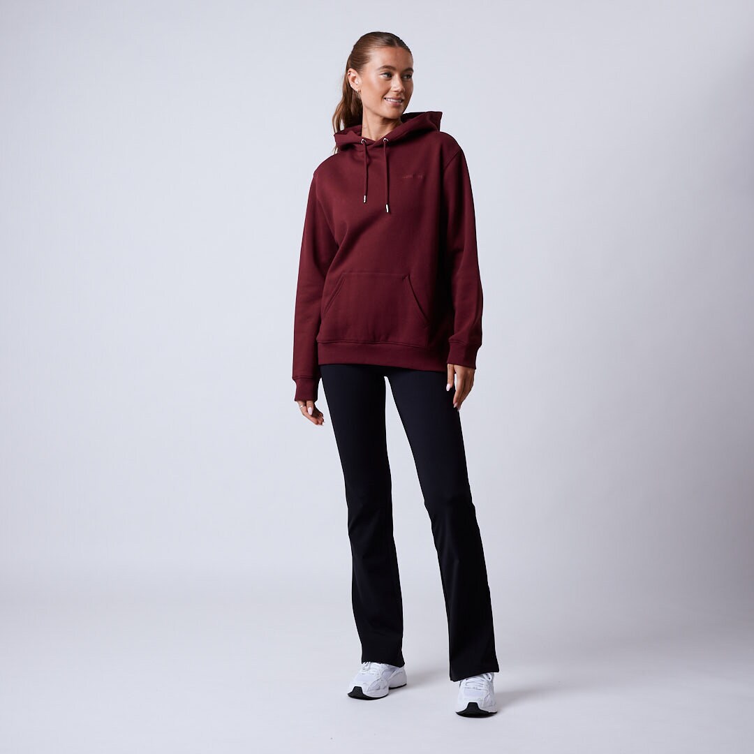 Core hoodie Wmn Dark red