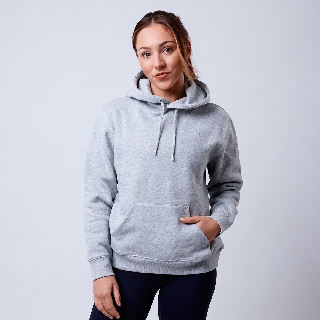 Core hoodie Wmn Grey melange