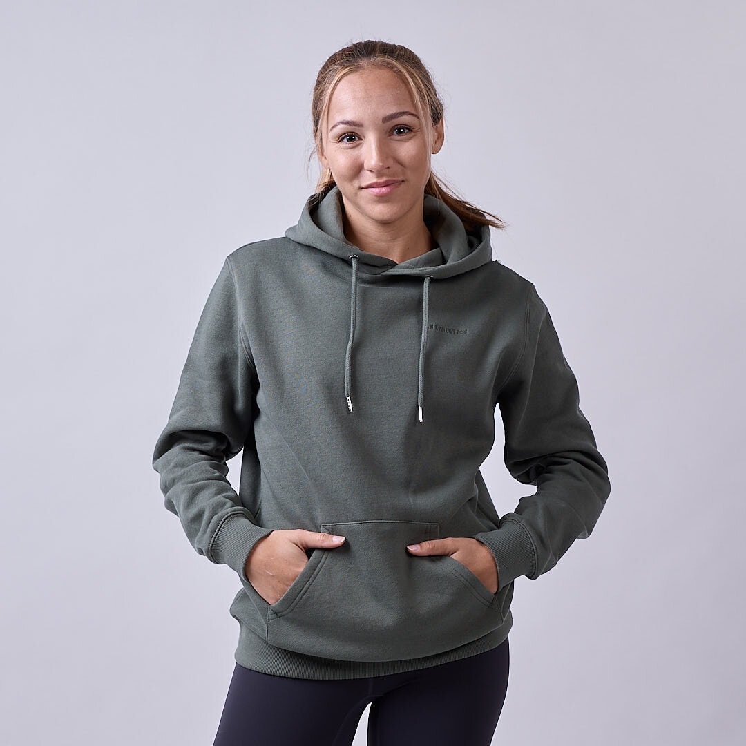 Core hoodie Wmn Moss green