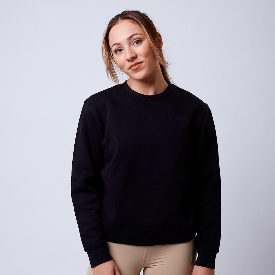 Core crewneck Wmn Black