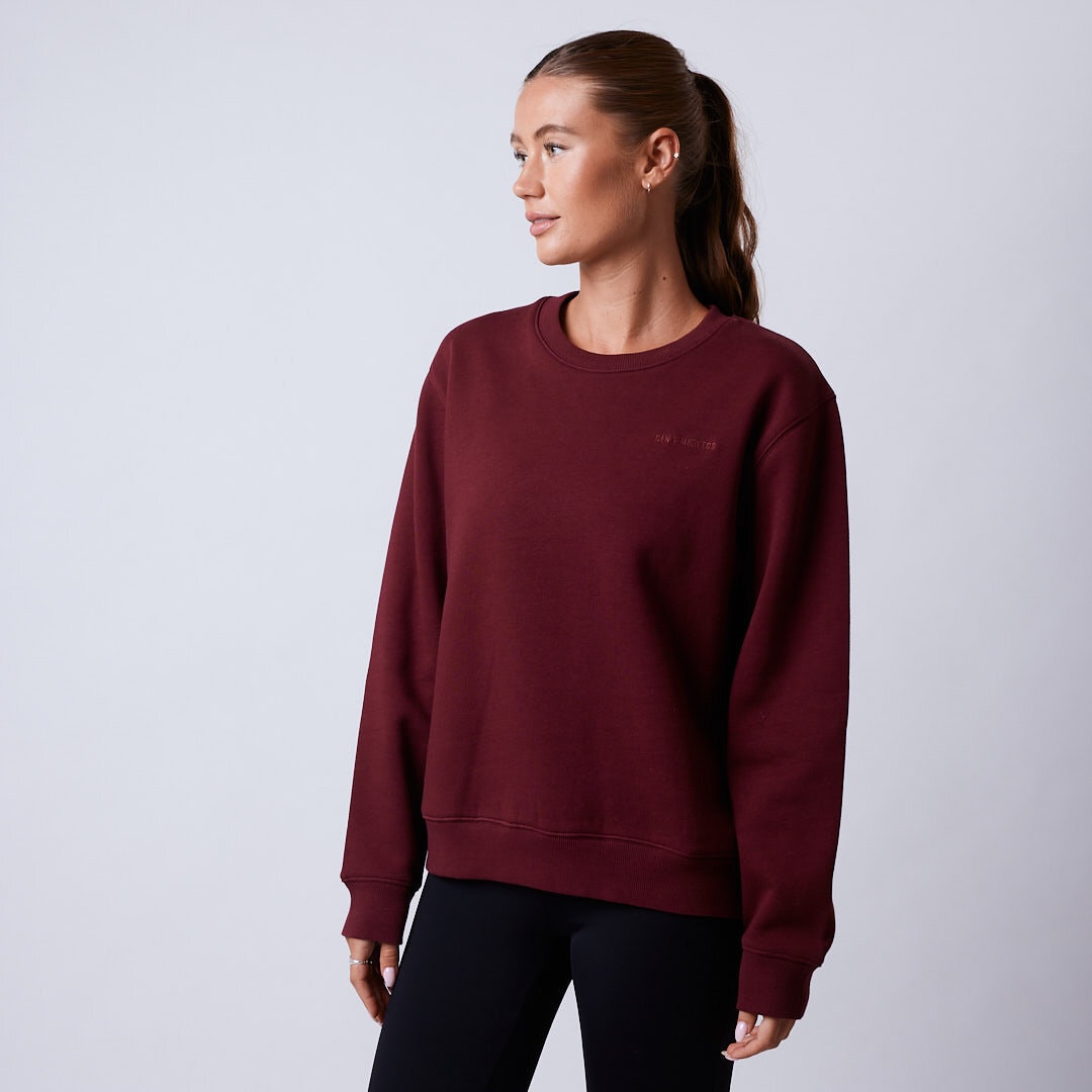Core sweatshirt Wmn Dark red