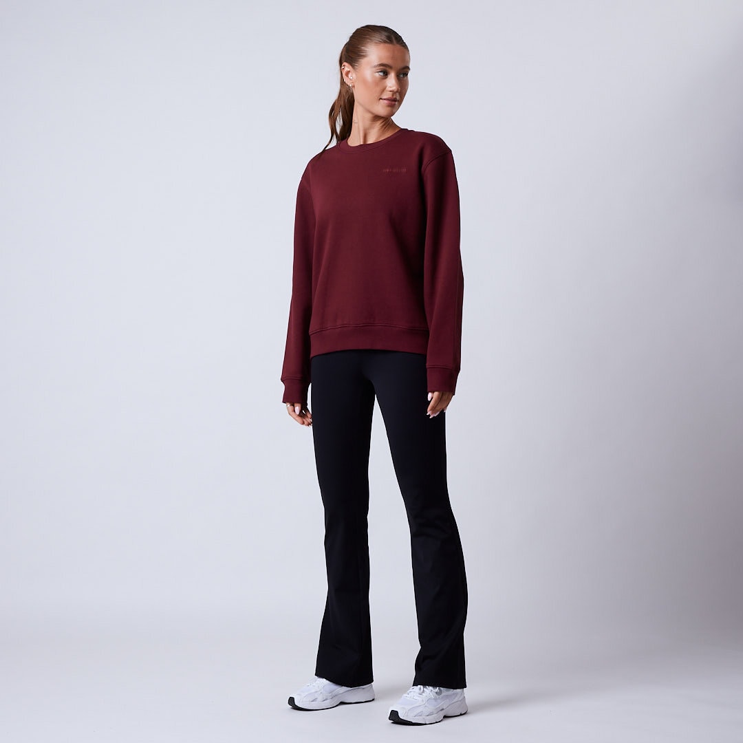 Core sweatshirt Wmn Dark red