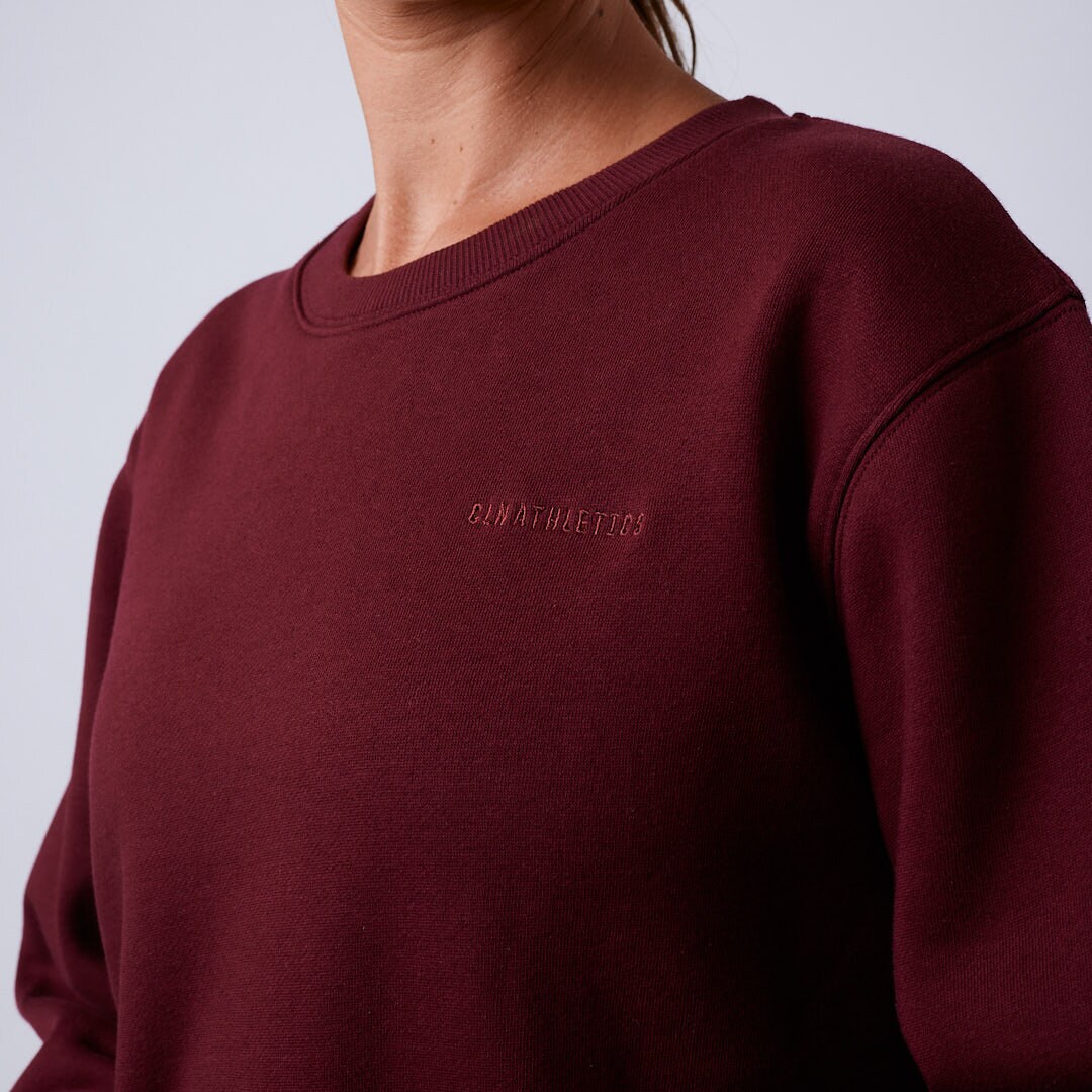 Core sweatshirt Wmn Dark red