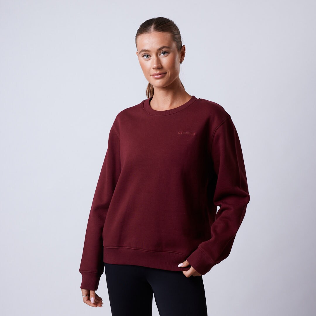 Core sweatshirt Wmn Dark red