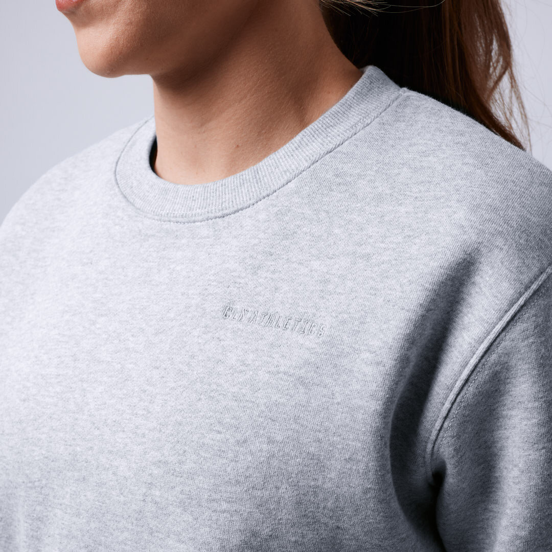 Core crewneck Wmn Grey melange