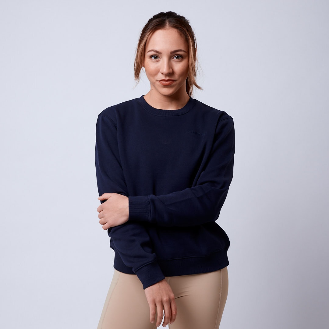 Core crewneck Wmn Navy