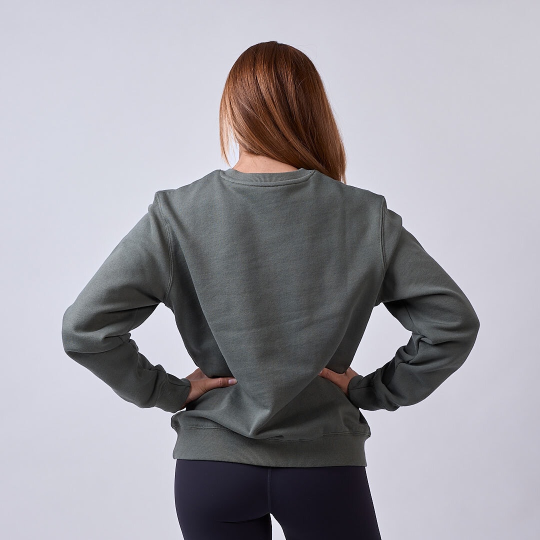 Core sweatshirt Wmn Moss green