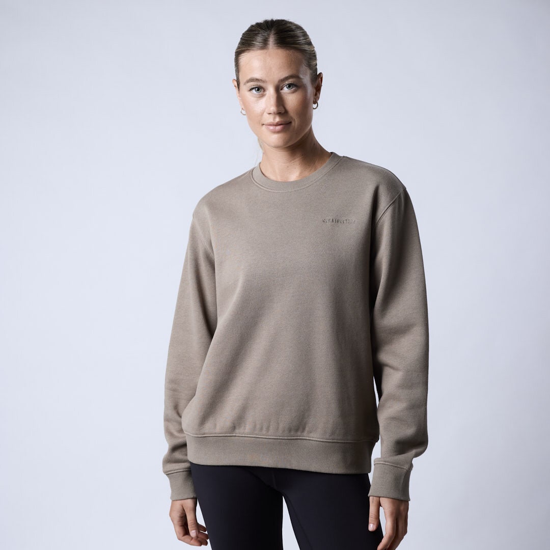 Core sweatshirt Wmn Dark khaki