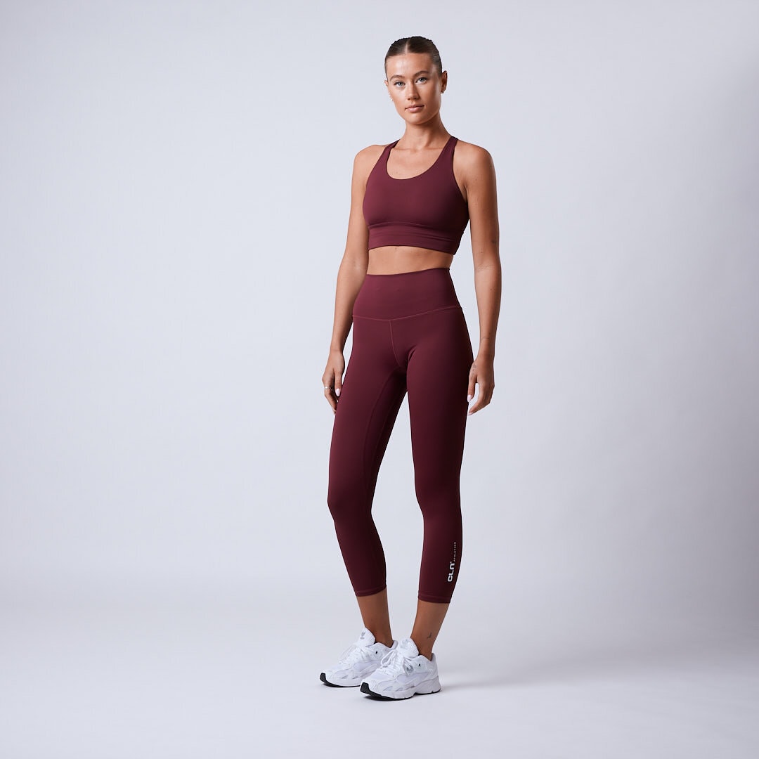 Fuse 7/8 2.0 tights Dark red