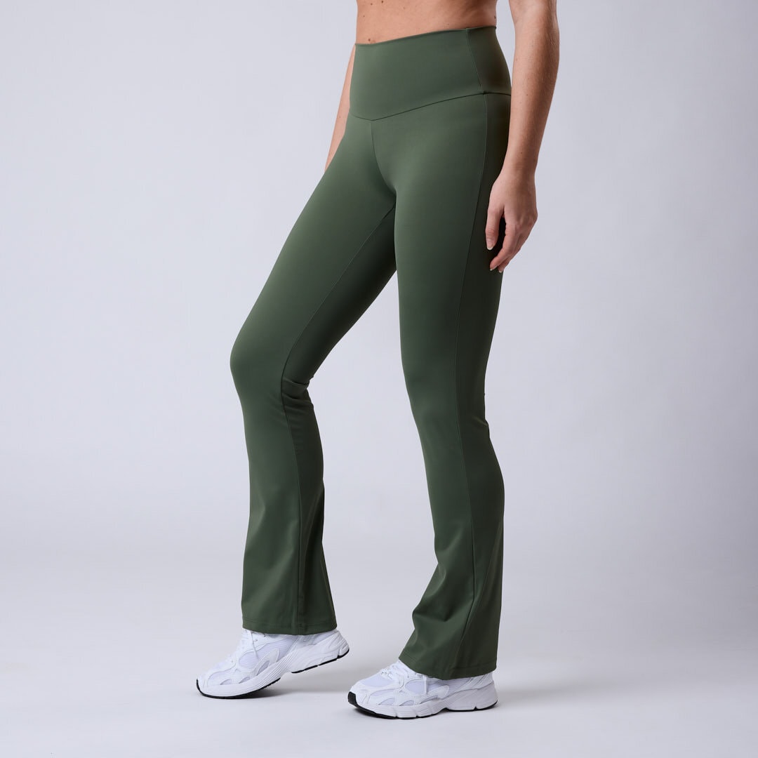 Fuse flared tights Moss green