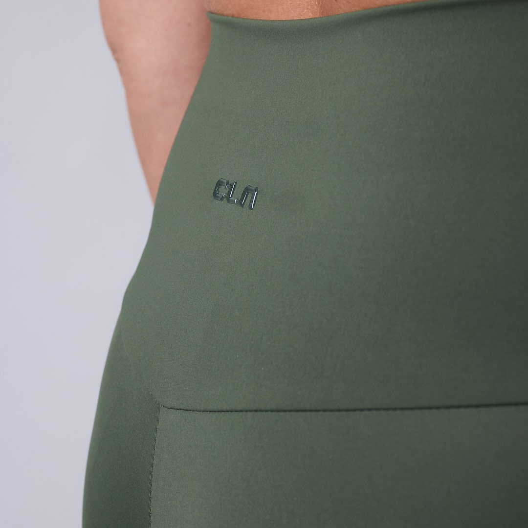 Fuse flared tights Moss green