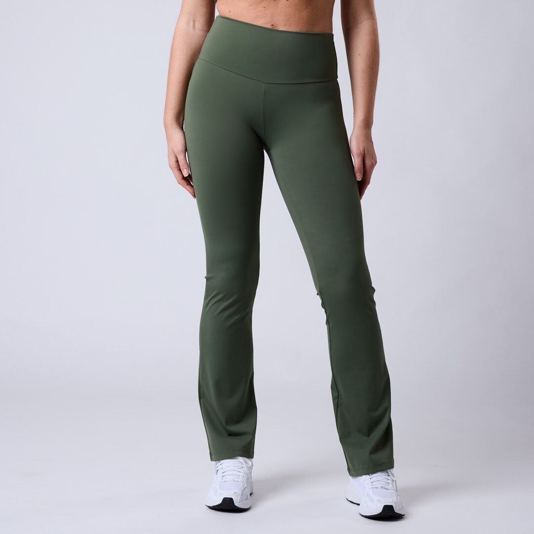 Fuse flared tights Moss green