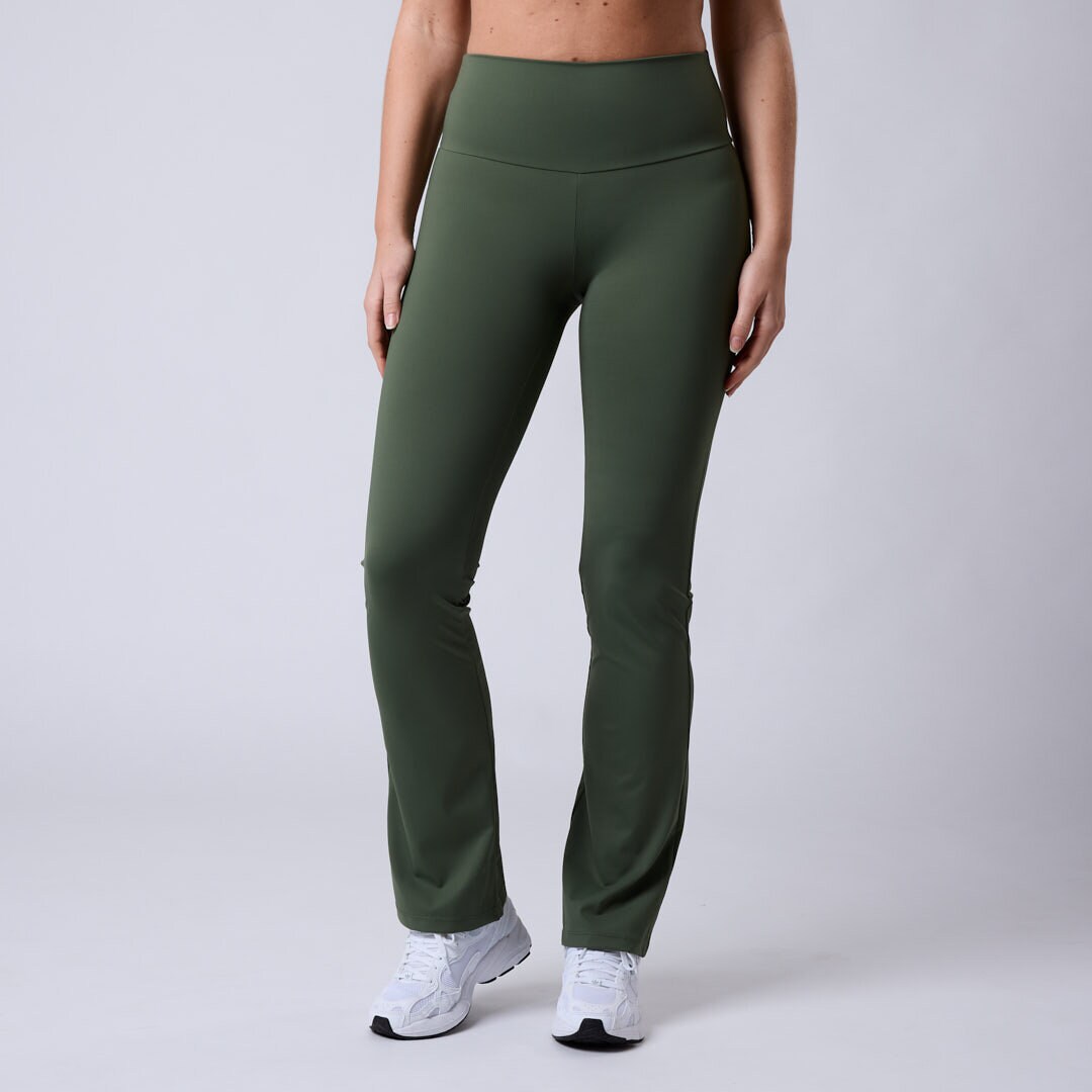 Fuse flared tights Moss green