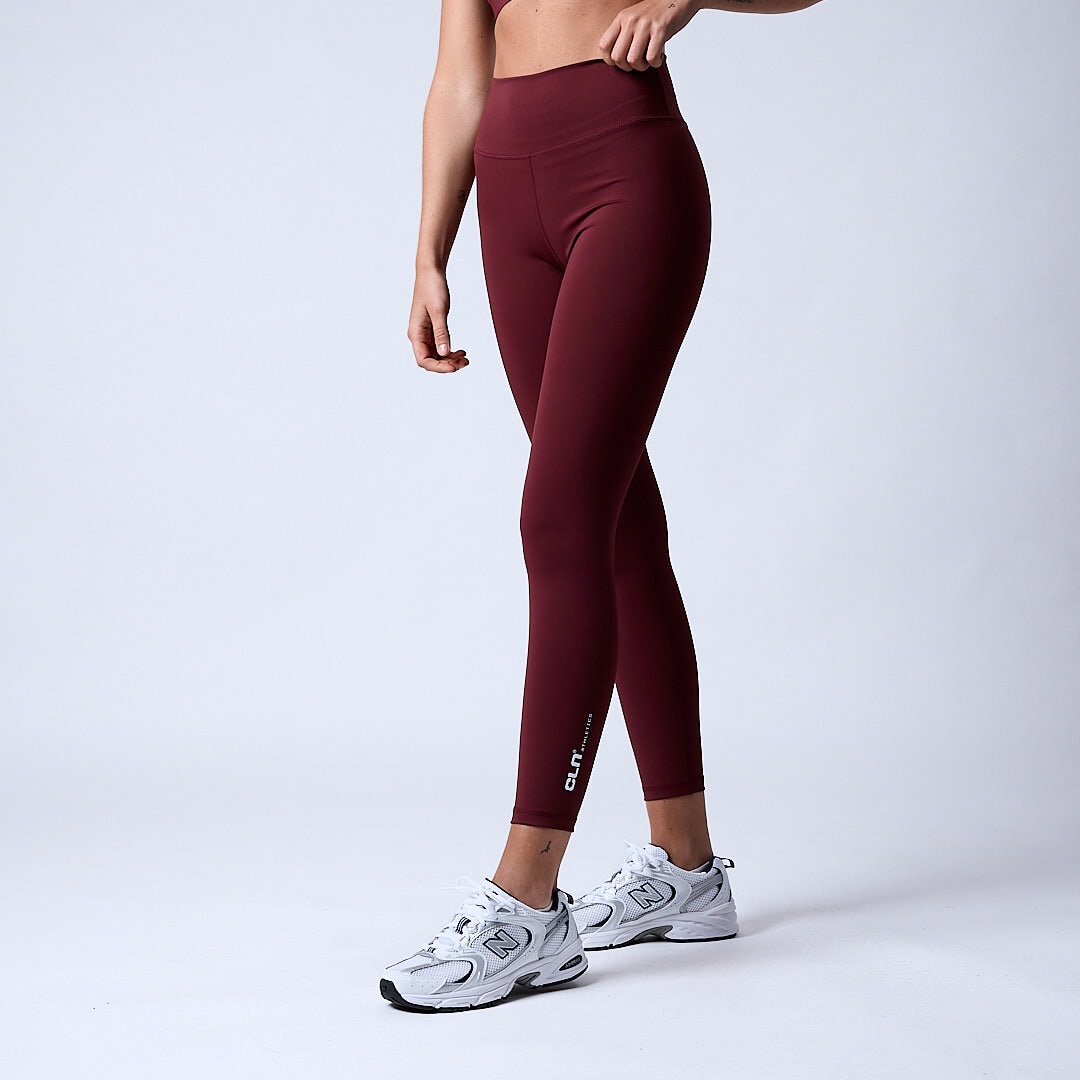 Fuse V-shape tights Dark red