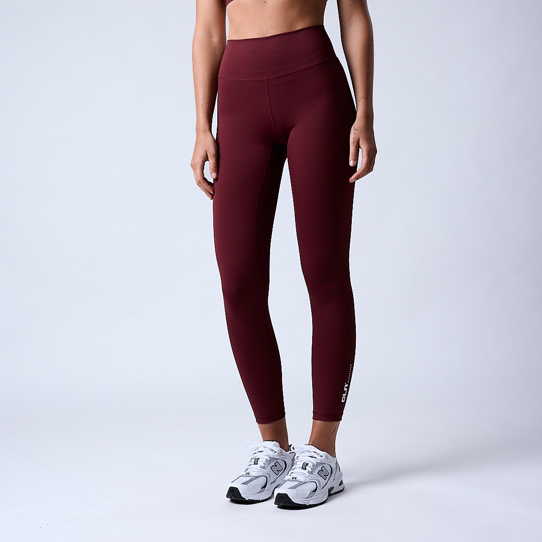 Fuse V-shape tights Dark red