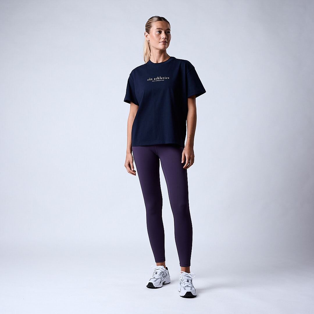 Fuse V-shape tights Dark plum