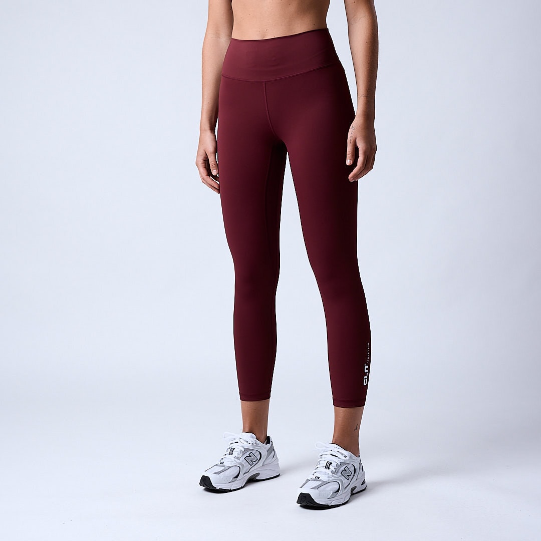 Fuse V-shape 7/8 tights Dark red