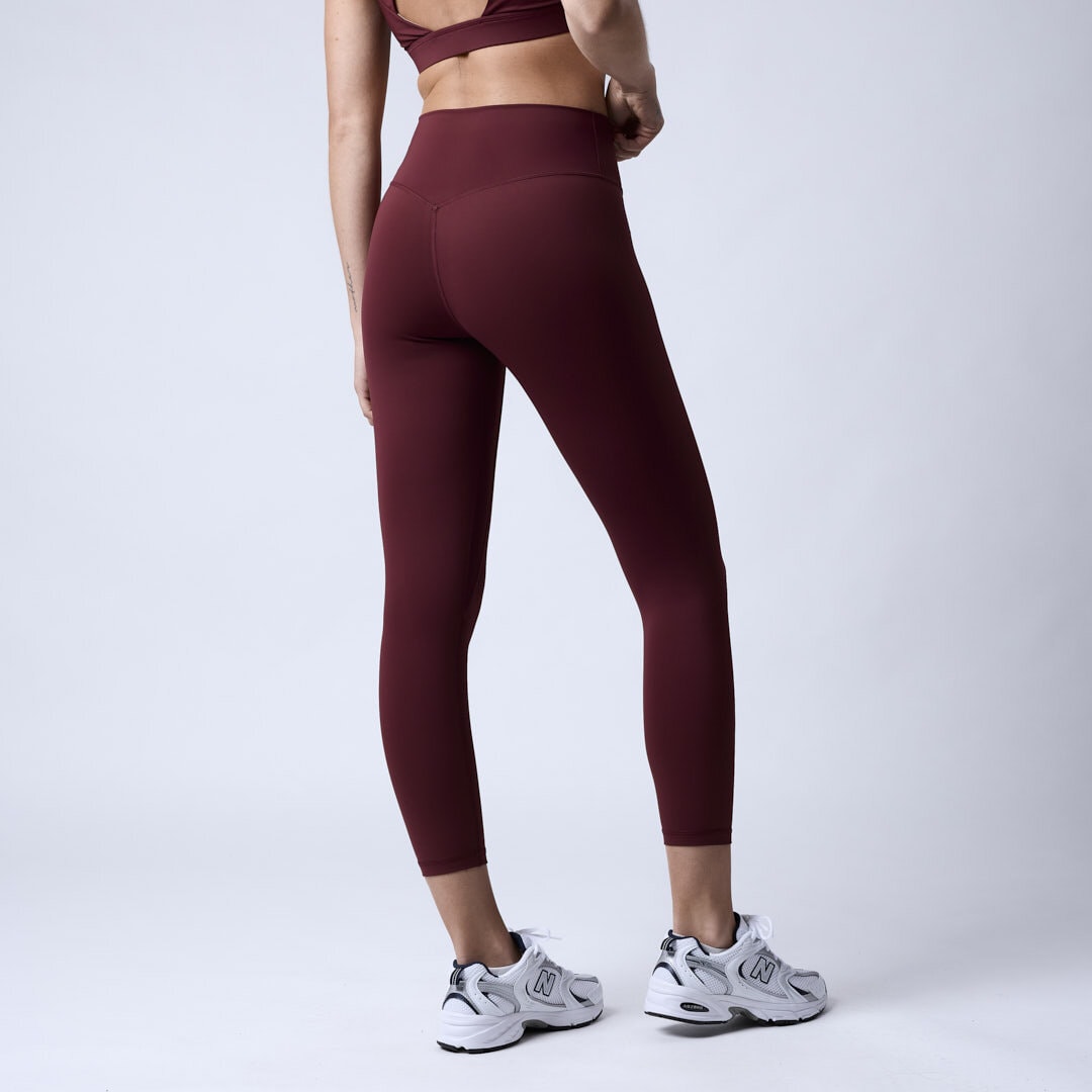 Fuse V-shape 7/8 tights Dark red