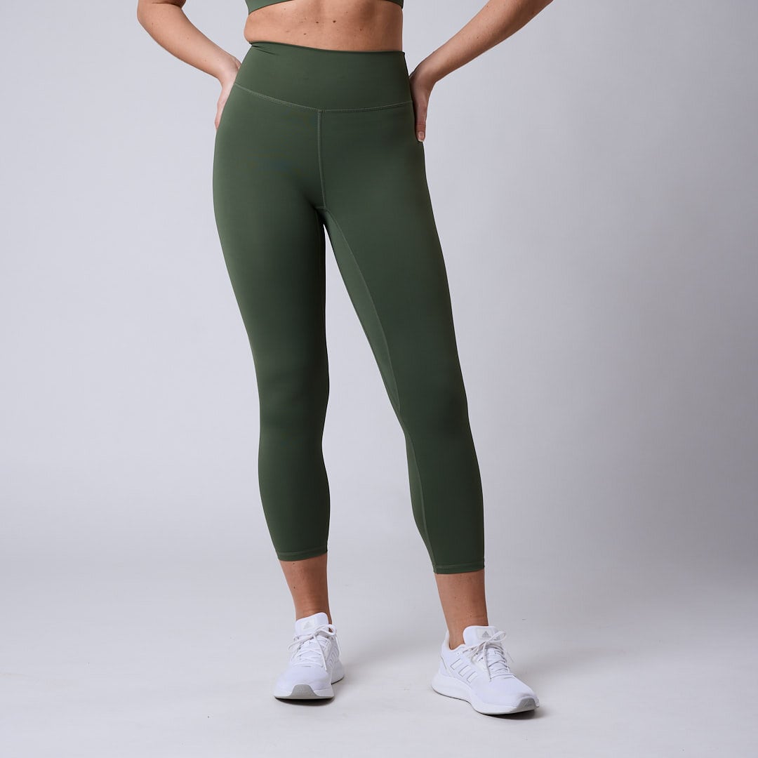 Fuse V-shape 7/8 tights Moss green