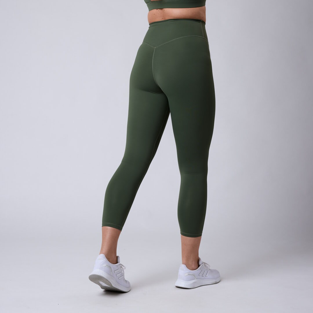 Fuse V-shape 7/8 tights Moss green