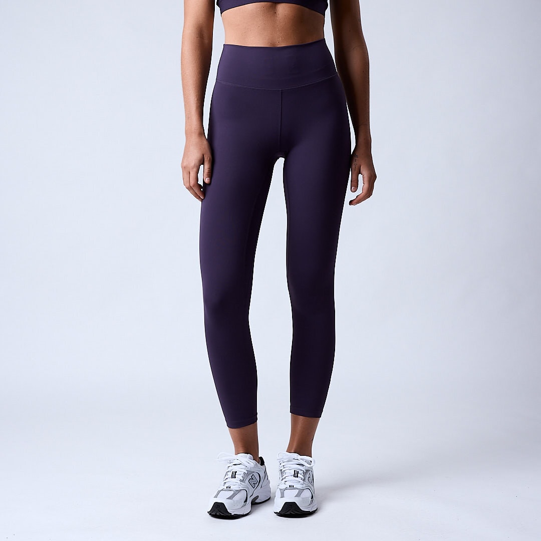 Fuse V-shape 7/8 tights Dark plum