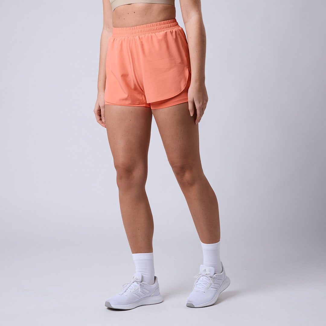Ultra 2 in 1 shorts Coral peach