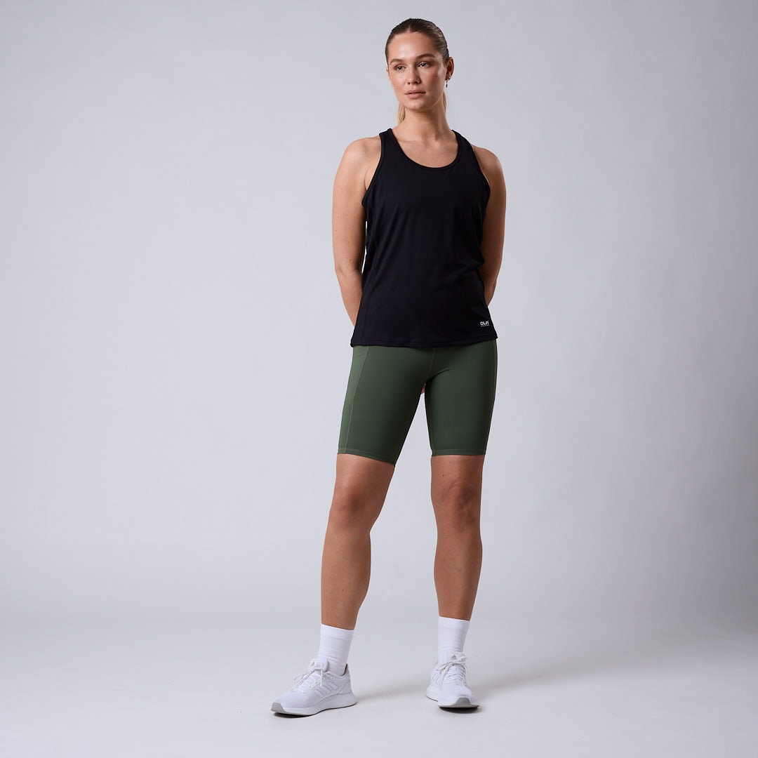 Aero mesh tank Black