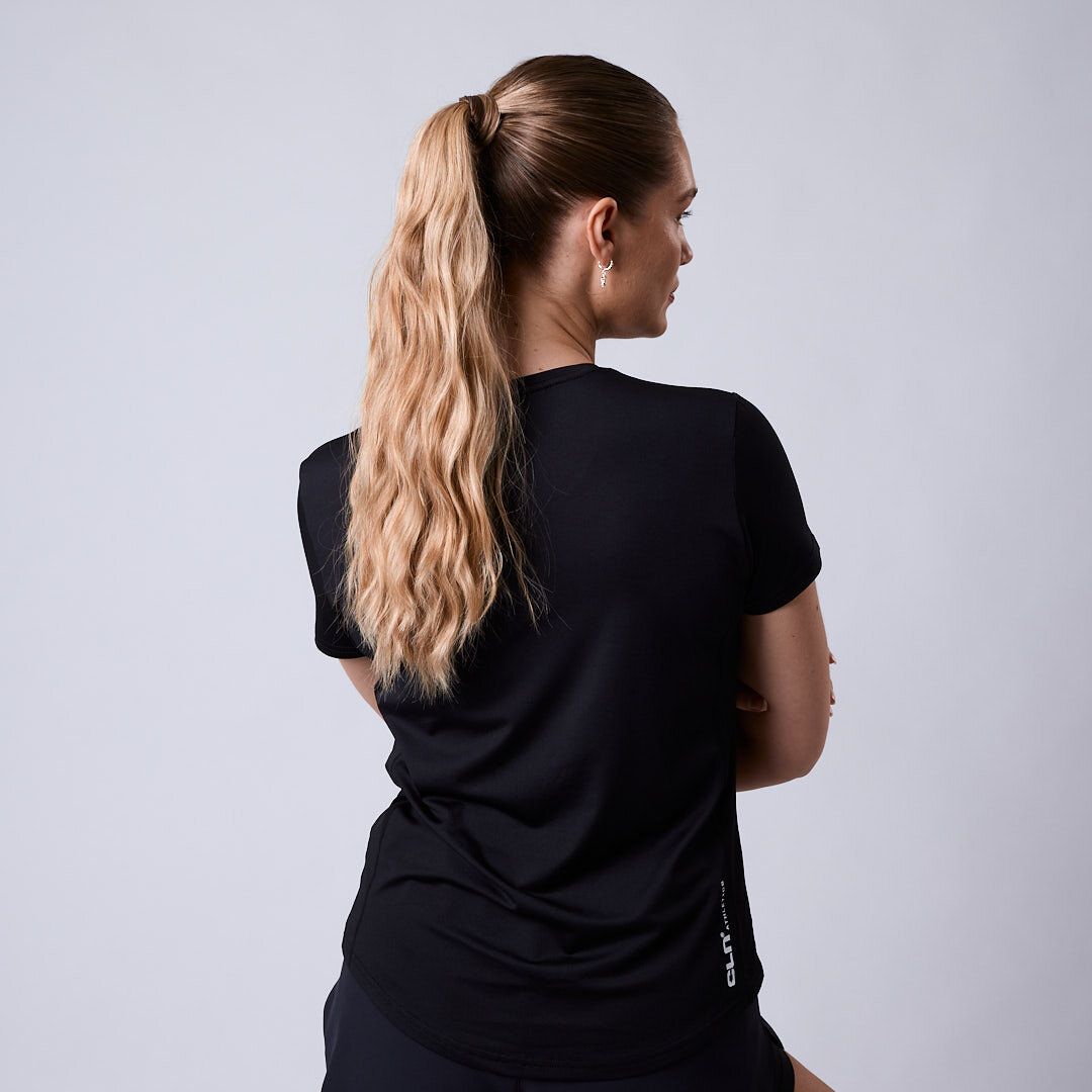 Breeze mesh t-shirt Black