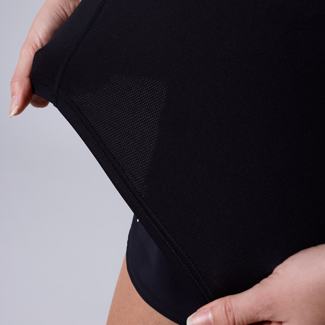 Breeze mesh t-shirt Black