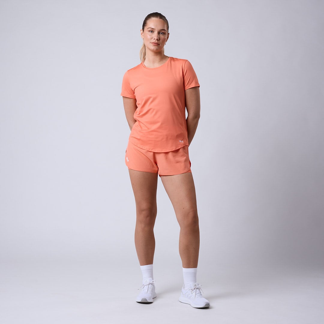 Breeze mesh t-shirt Coral peach