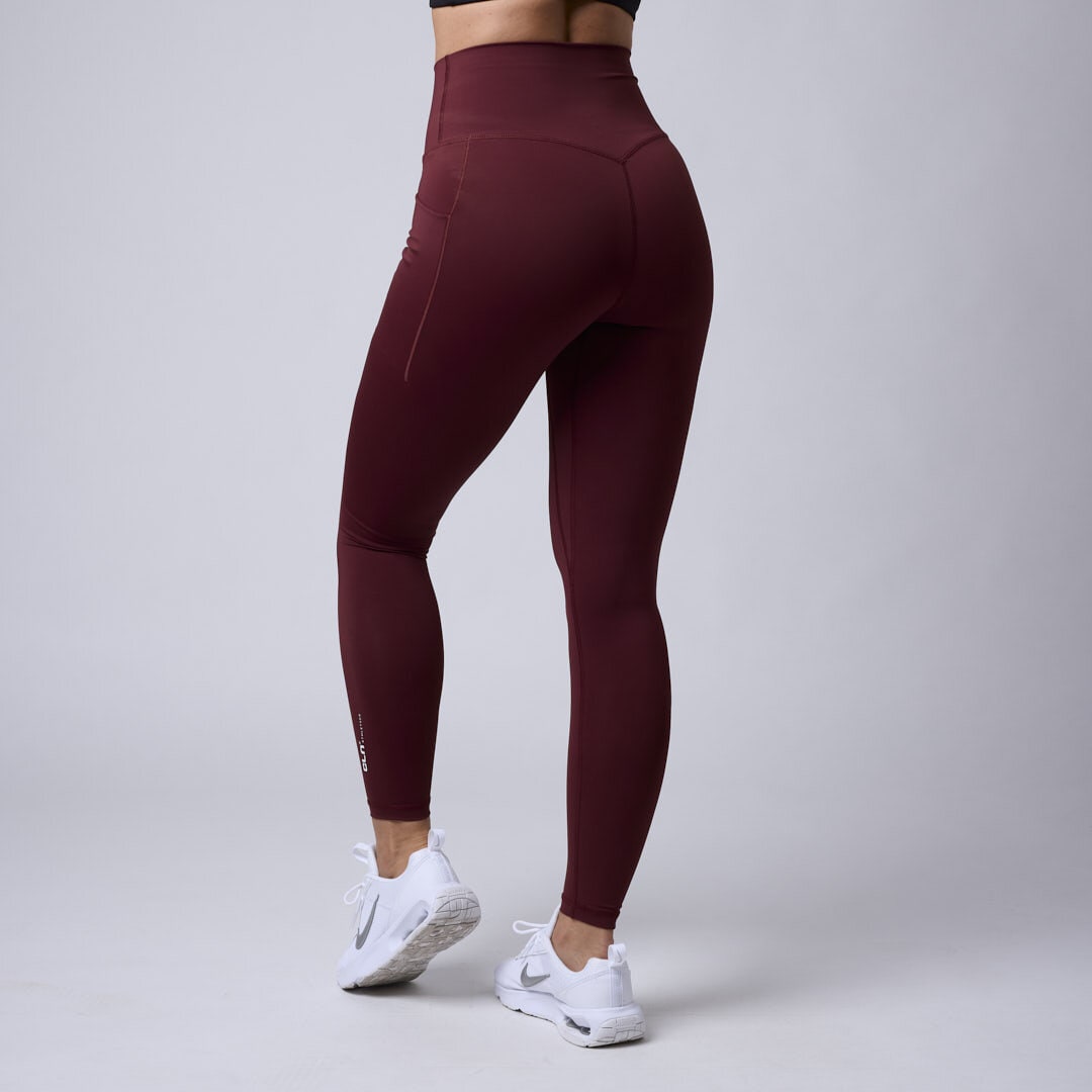 Fuse pocket tights Dark red