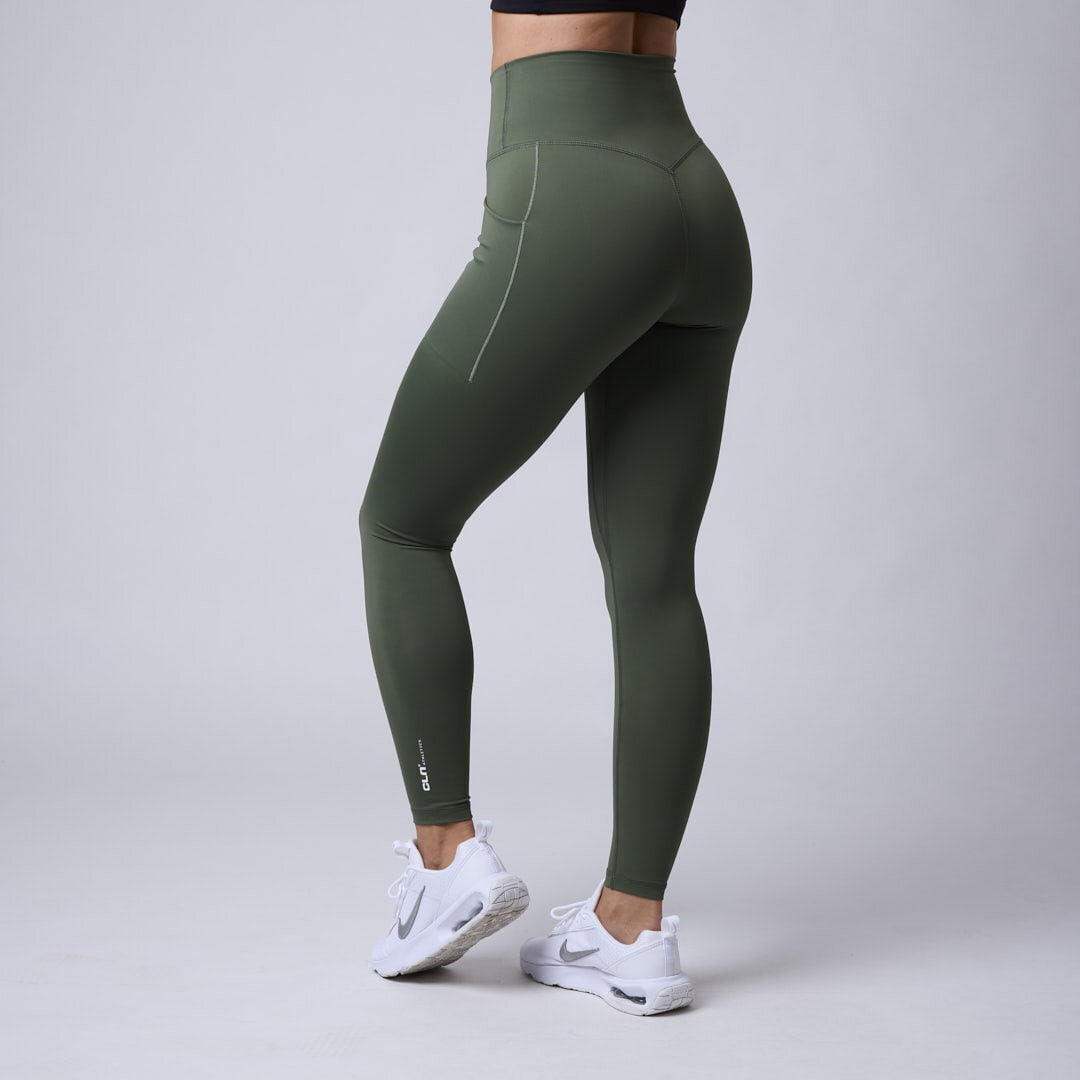Fuse pocket tights Moss green