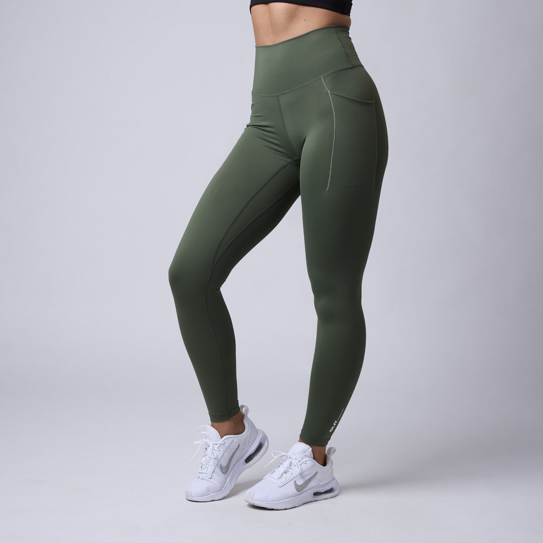 Fuse pocket tights Moss green