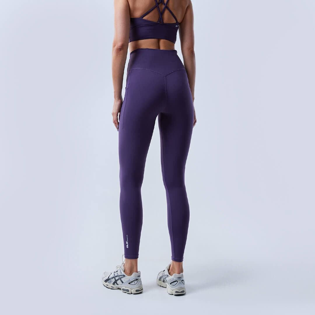 Fuse pocket tights Dark plum