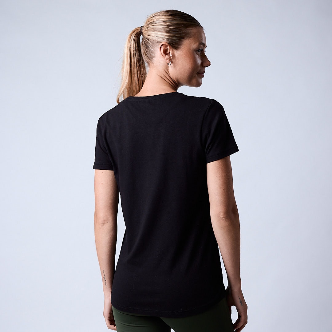 Bamboo t-shirt wmn Black