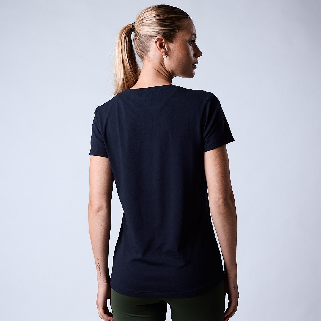 Bamboo t-shirt wmn Navy