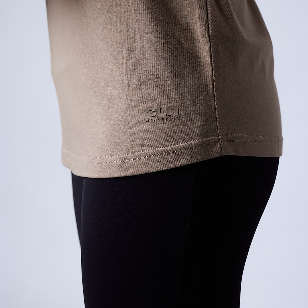 Bamboo t-shirt wmn Dark Khaki