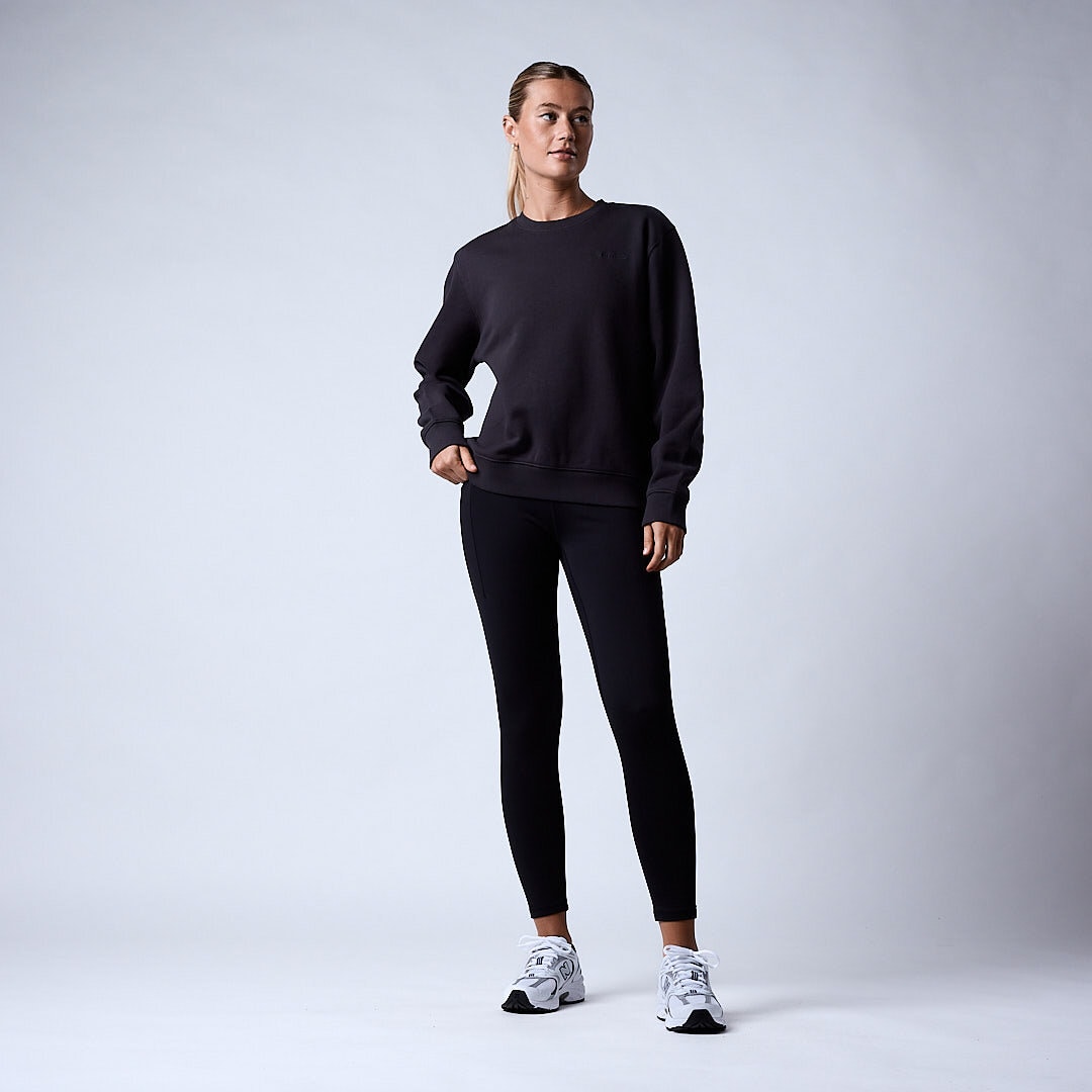 Warm pocket tights Black