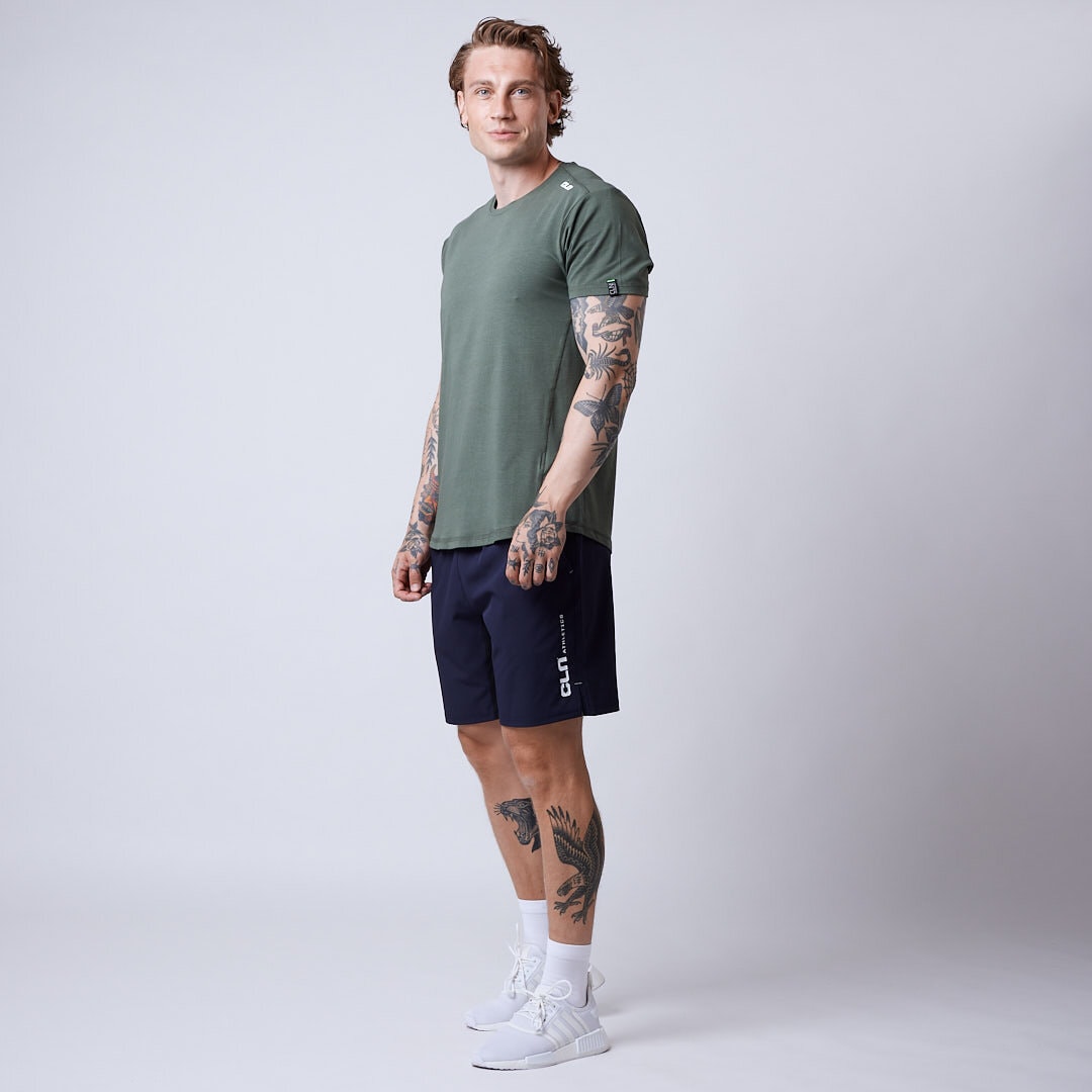 Dino stretch shorts Night blue