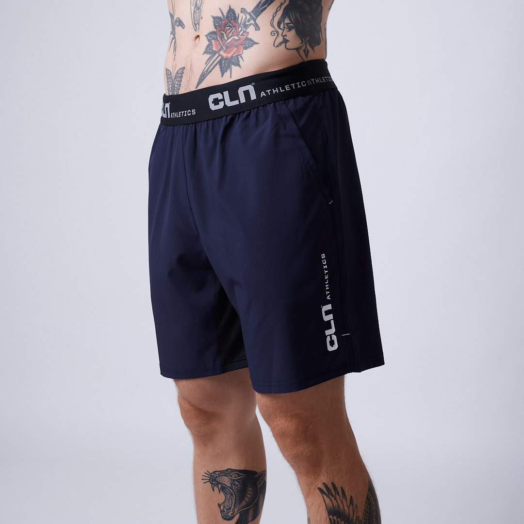 Dino stretch shorts Night blue
