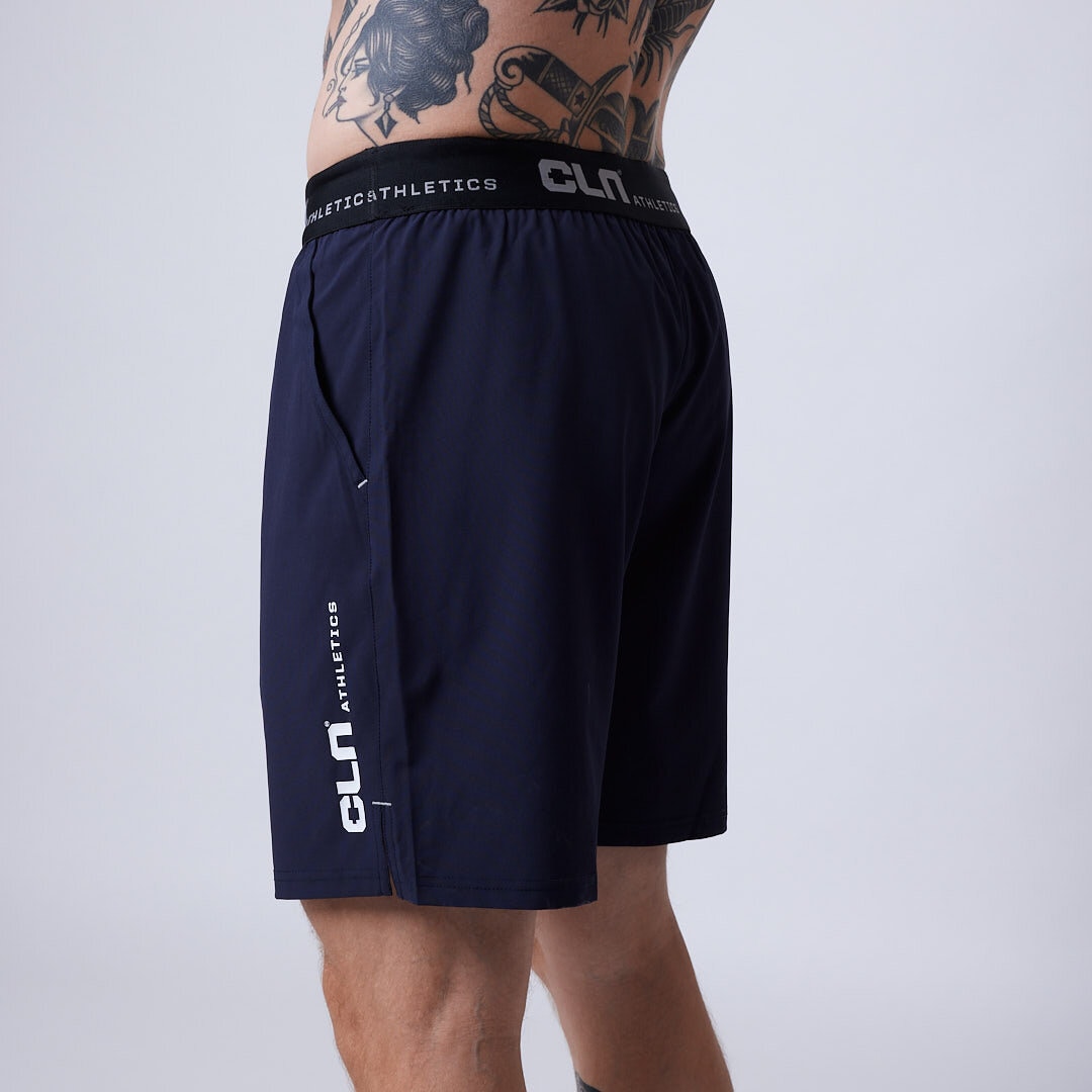 Dino stretch shorts Night blue