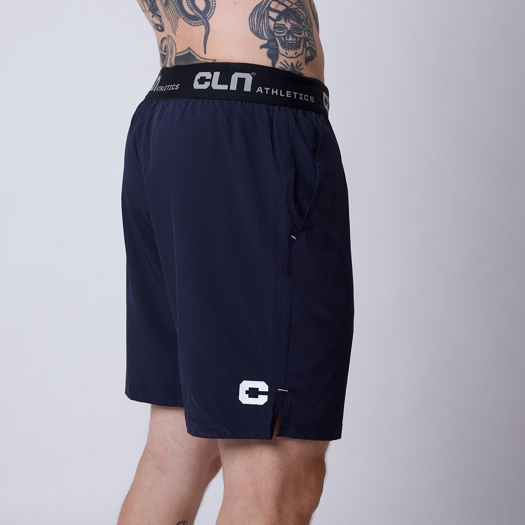 Dino stretch shorts Night blue