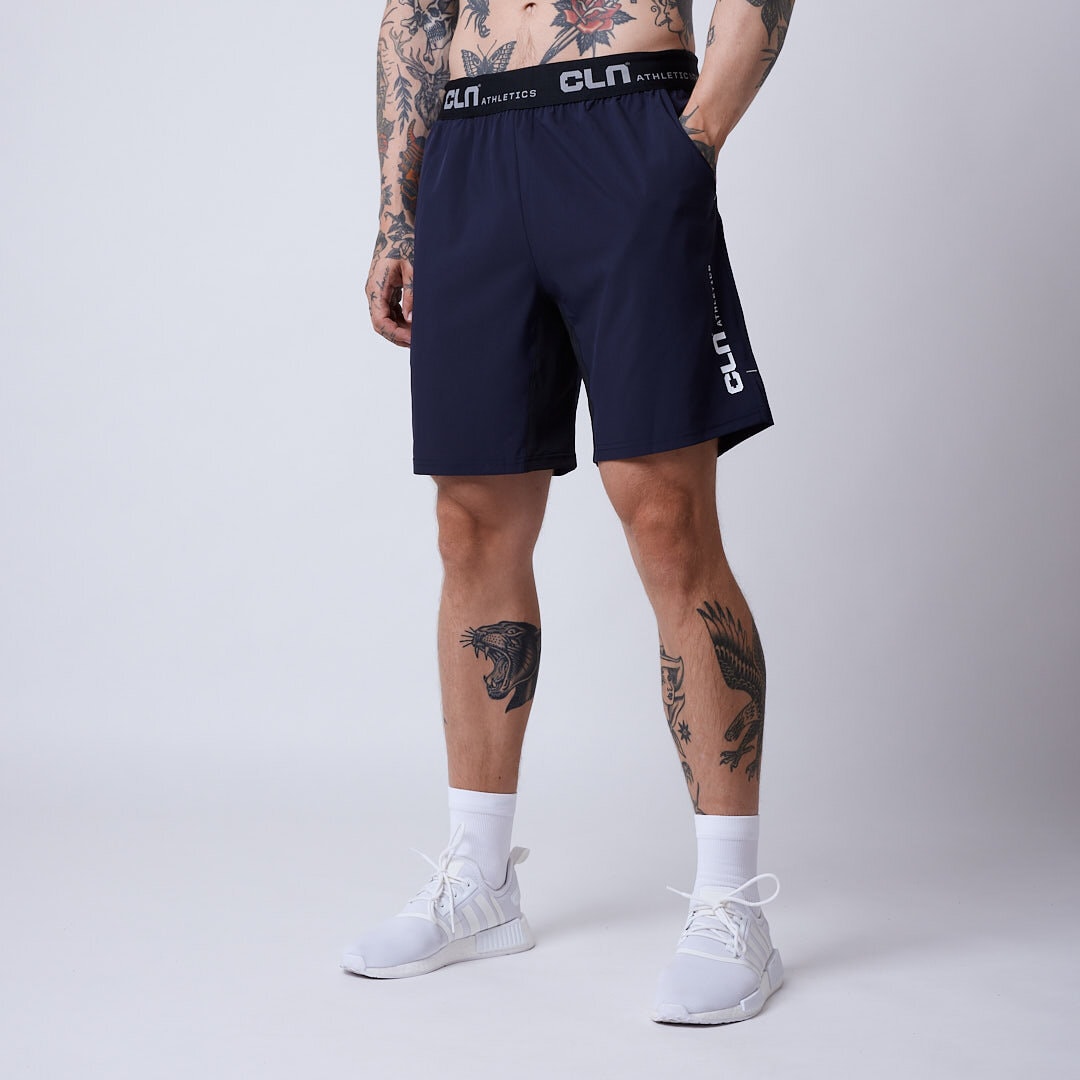Dino stretch shorts Night blue